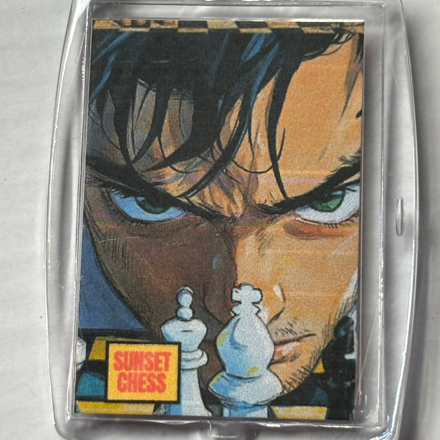 Anime Boy - Chess  Photo Keychain