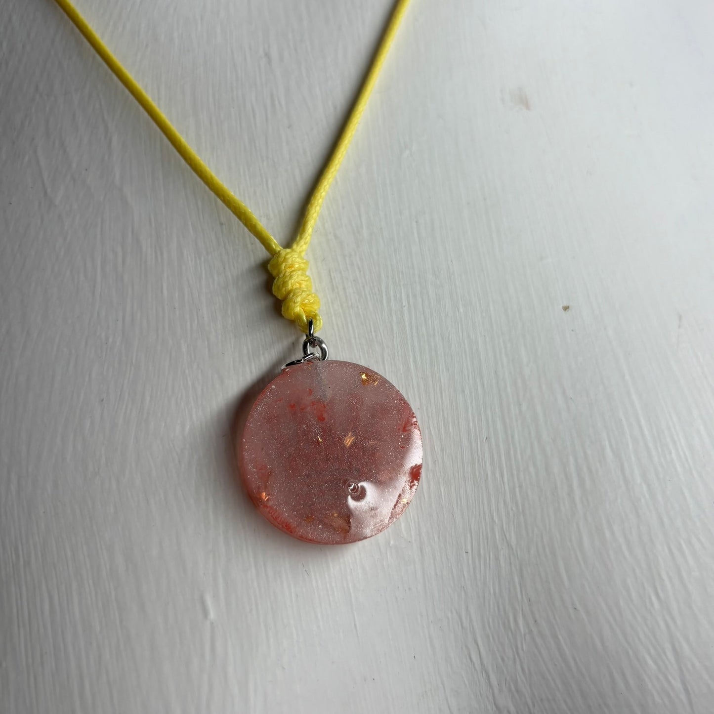 Cosmic Red Queen - Handmade Resin Chess Necklace