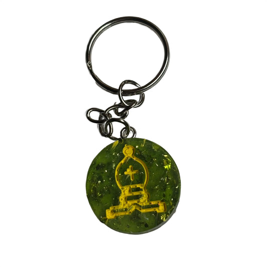 Prestigious Bishop - Handmade Resin Keychain - Flat Edition