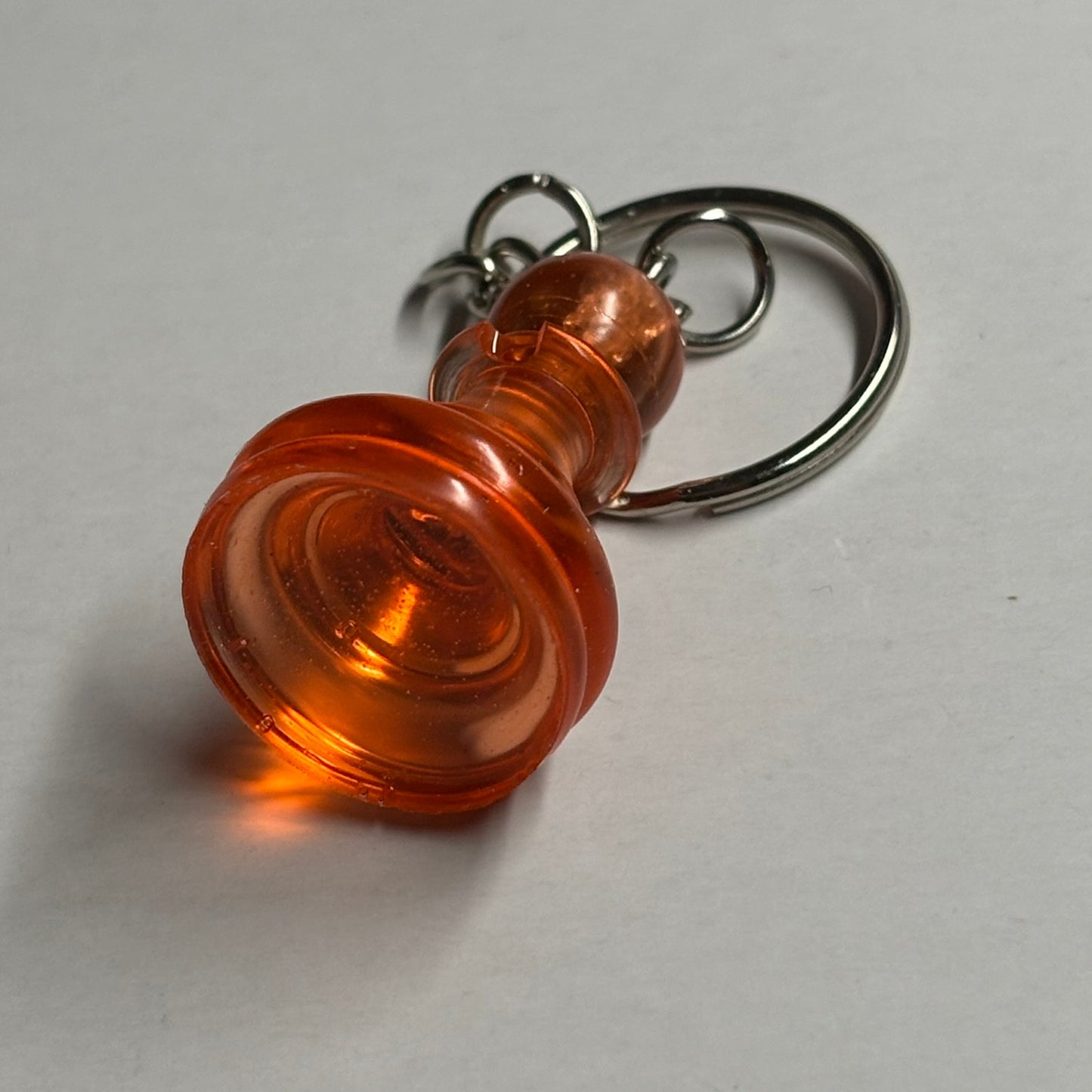 Wine Red Pawn - Handmade Resin Keychain