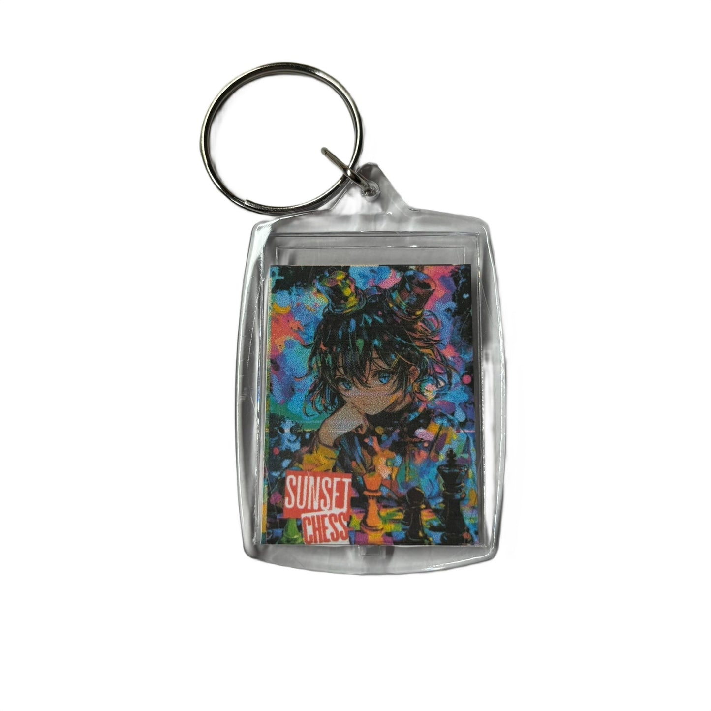 Smudge Anime - Chess  Photo Keychain