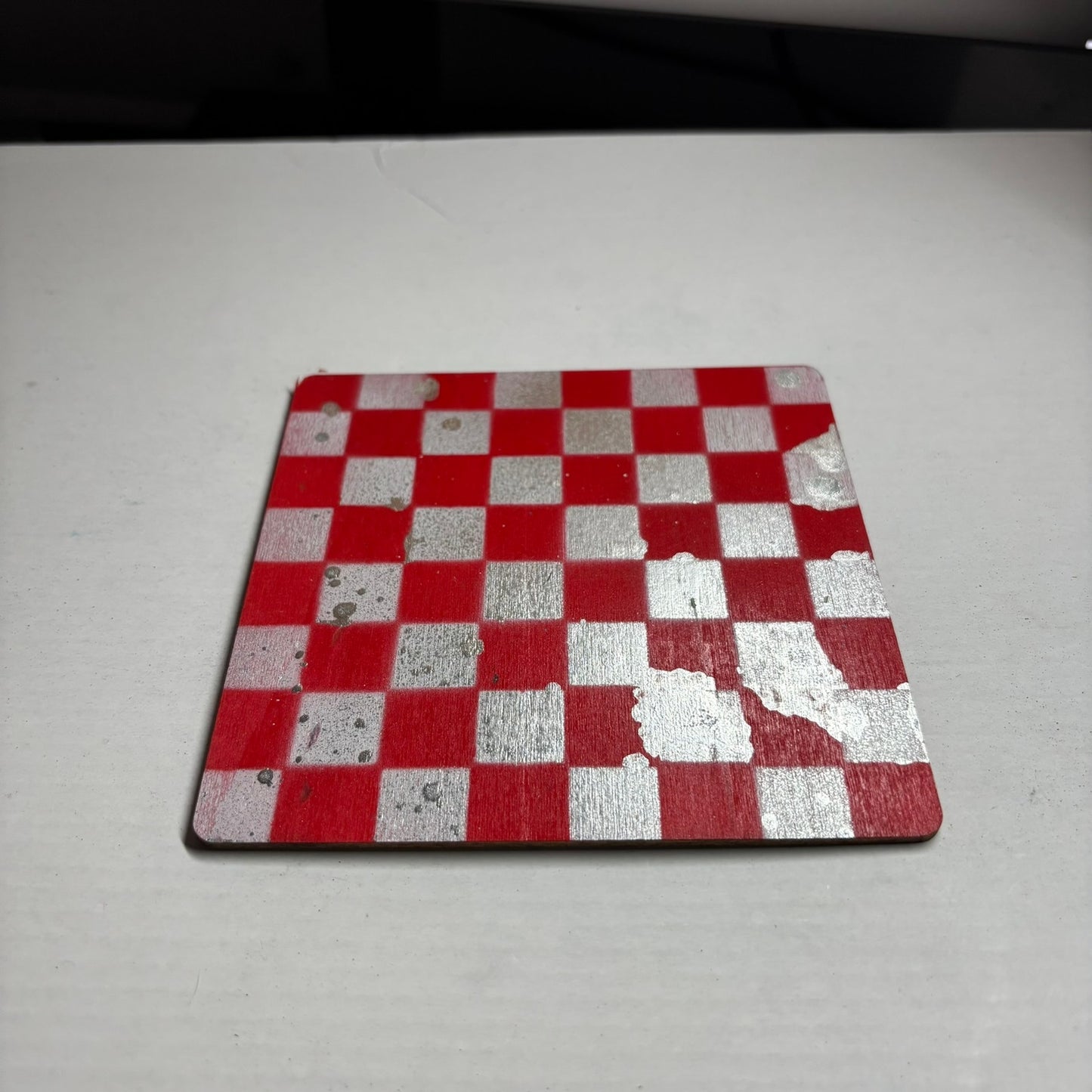 Chrome Red - Mini Chess Set