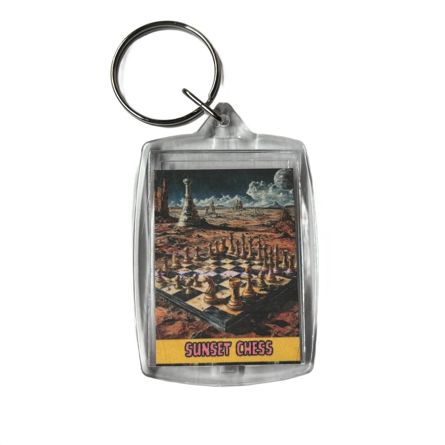 Board On Mars - Chess  Photo Keychain