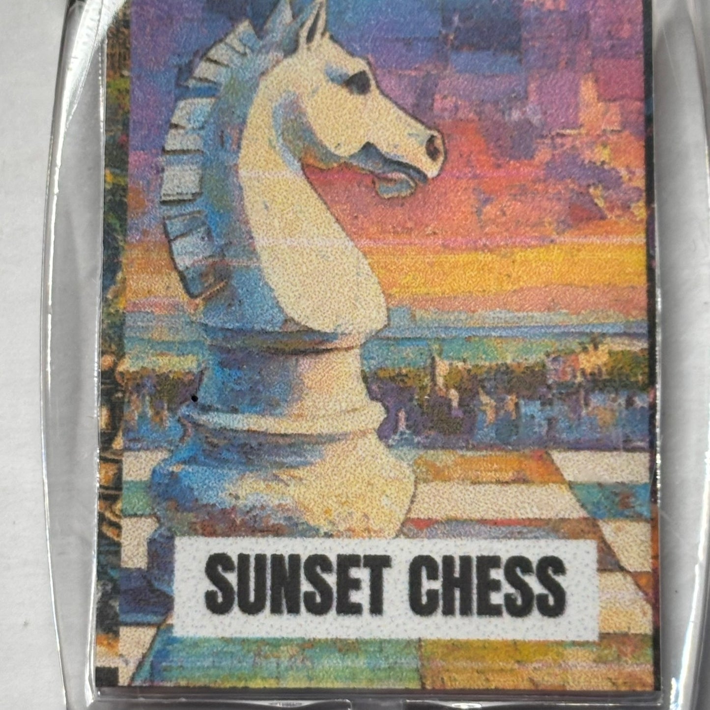 Clean Knight - Chess  Photo Keychain