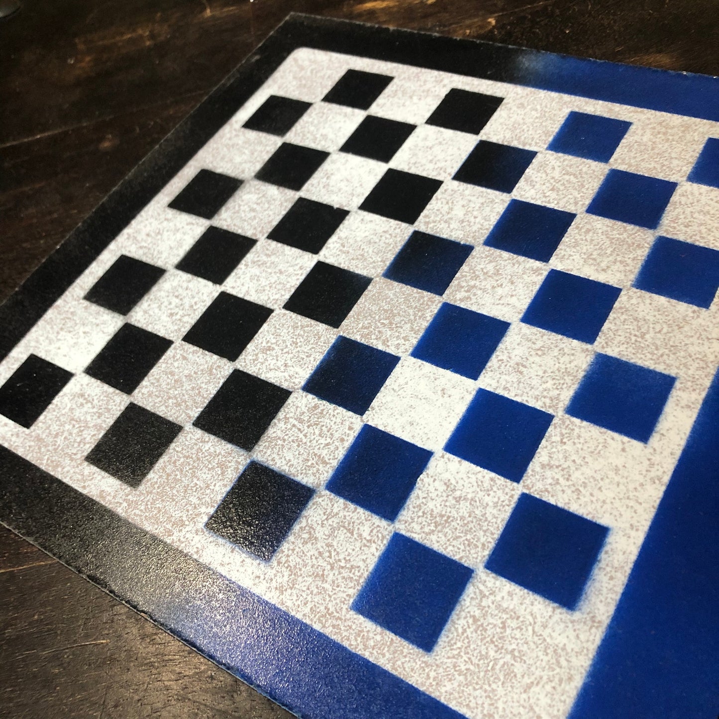 Speed Blue - Painted Chess Set