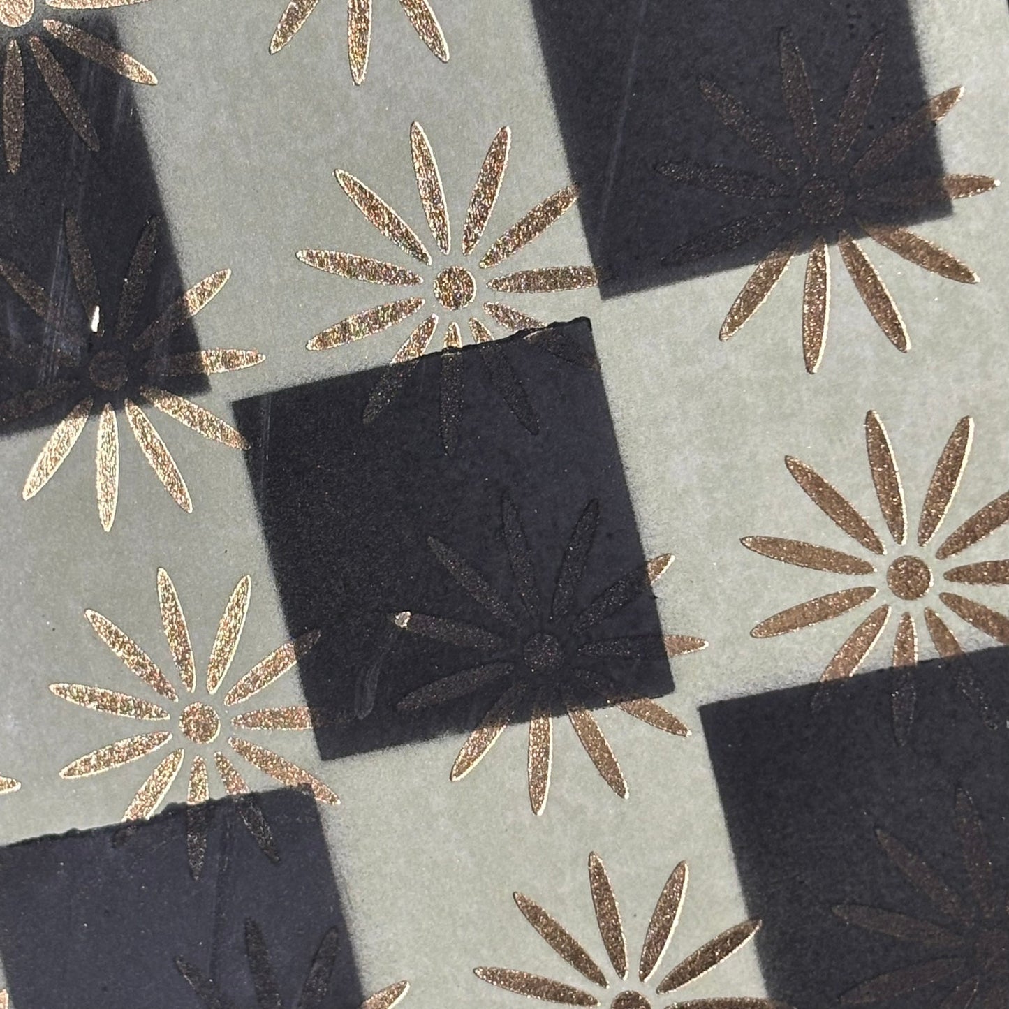 Golden Green - Scrapbook Chess Board