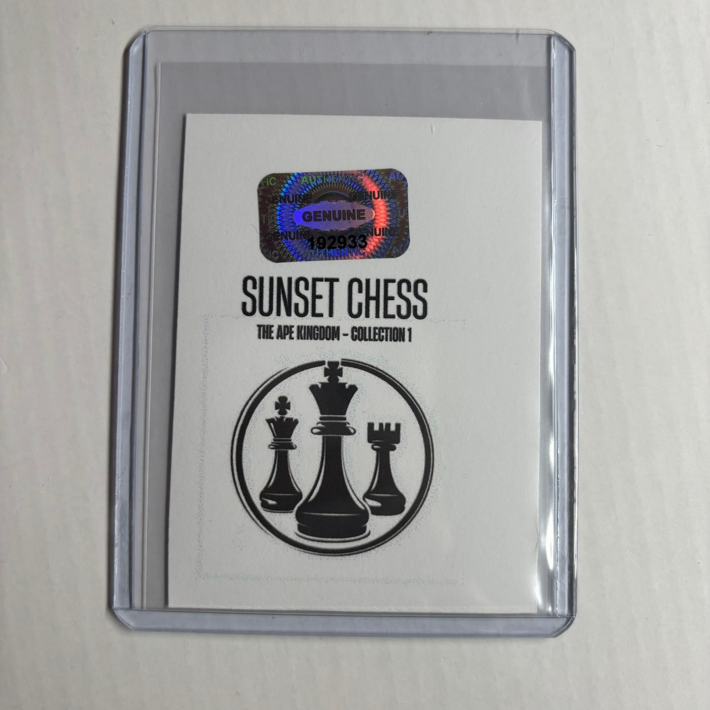 The Ape Kingdom Collection 1 Card Cover - Scrapbook Trading Card