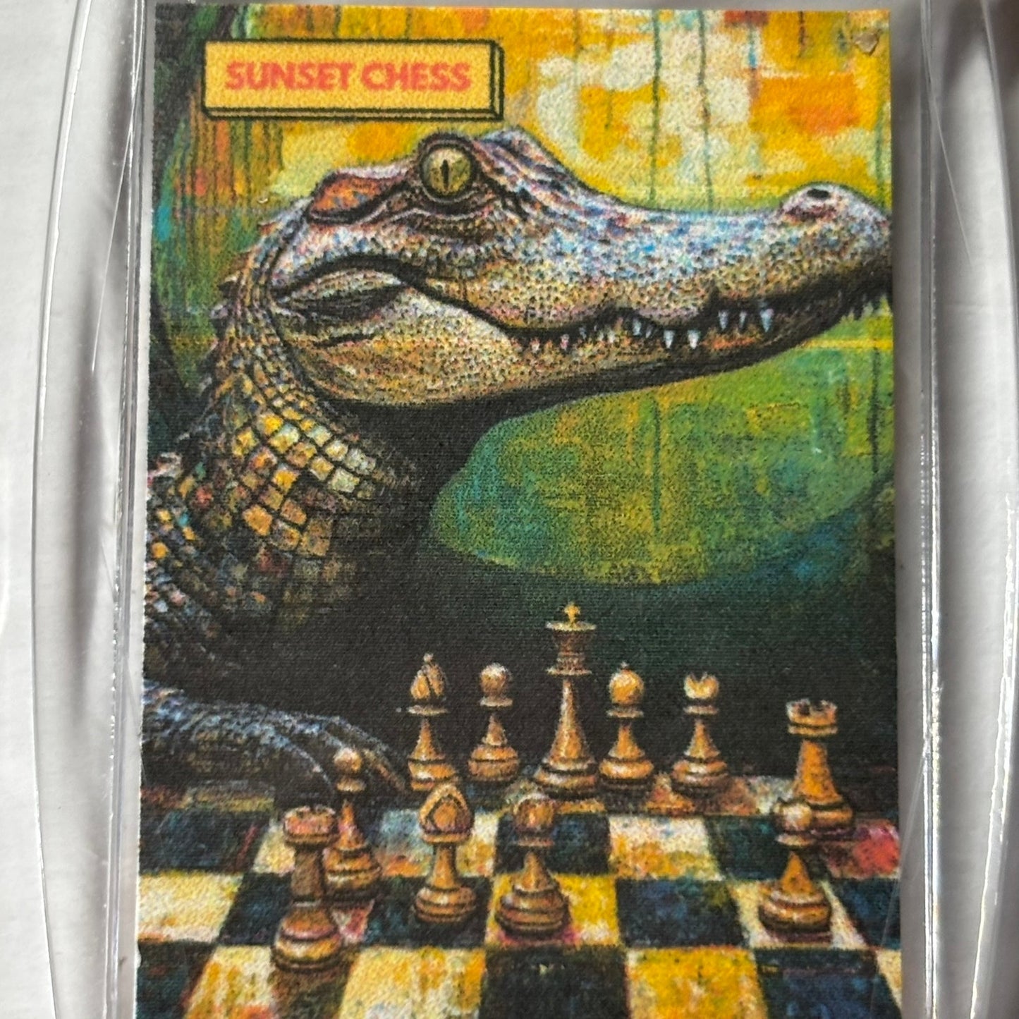 Gator - Chess  Photo Keychain