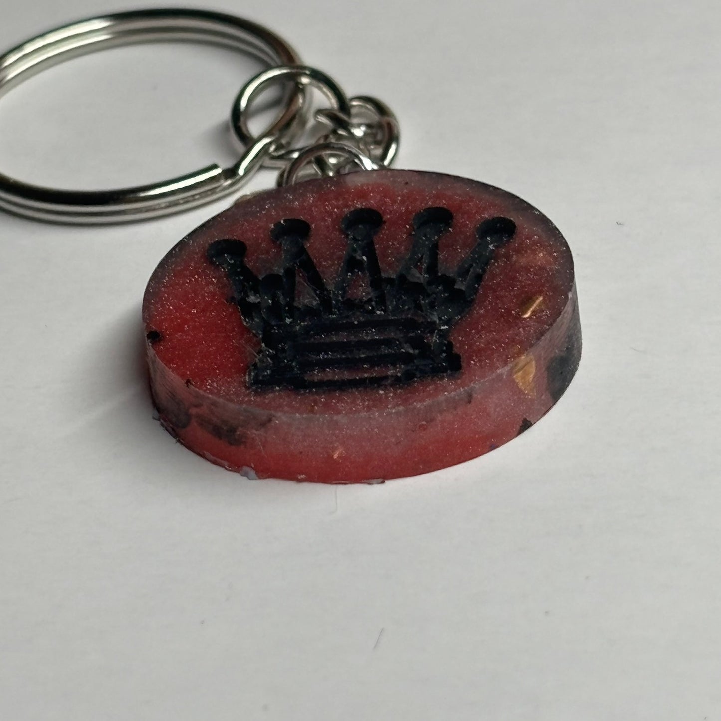 Strong Red Queen - Handmade Resin Keychain