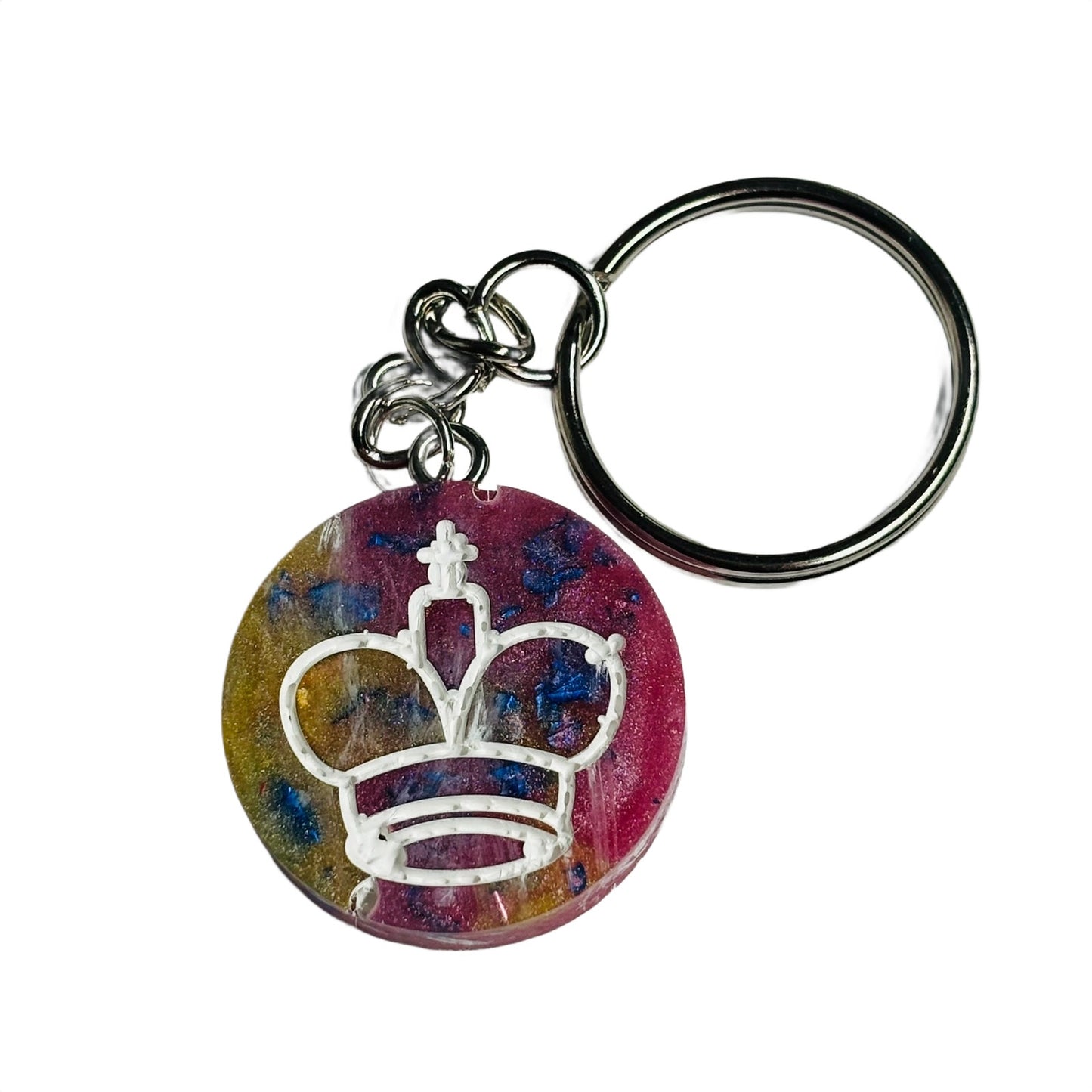 Colorful King - Handmade Resin Keychain