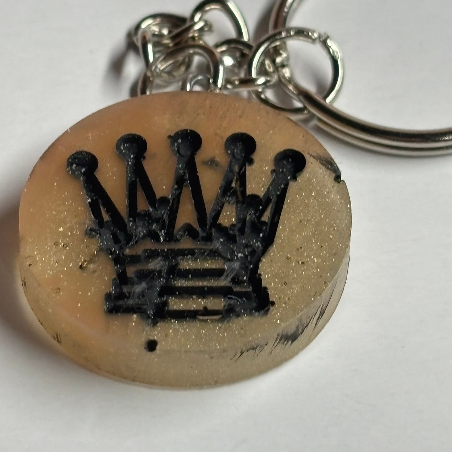 Original King - Handmade Resin Keychain - Flat Edition
