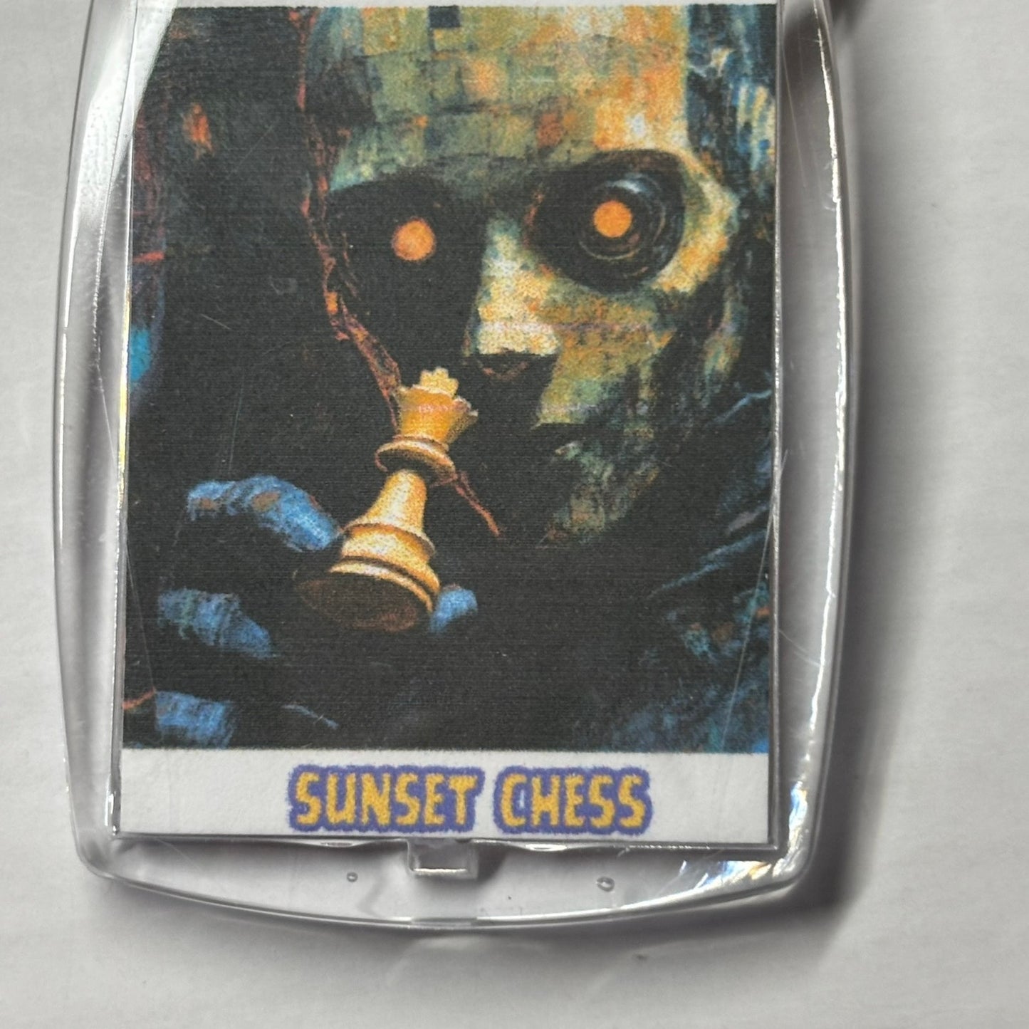 Laser Focus - Chess  Photo Keychain