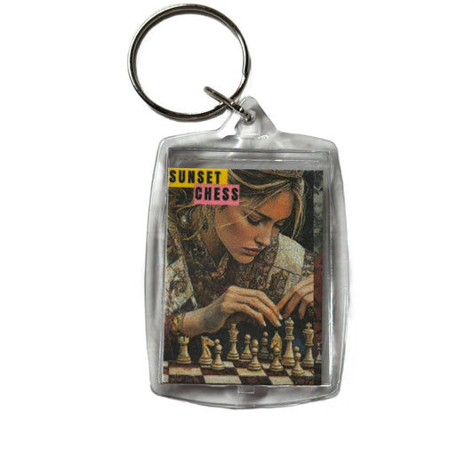 Lady Grandmaster - Chess  Photo Keychain