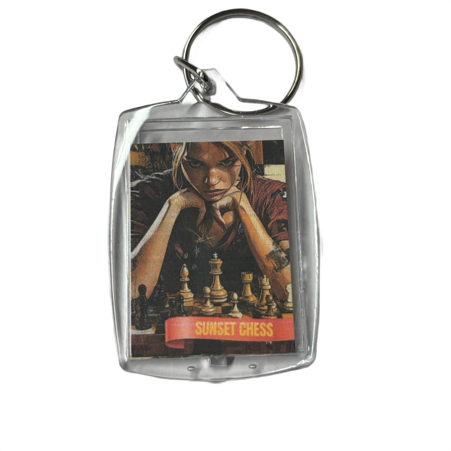 Young Prodigy - Chess  Photo Keychain