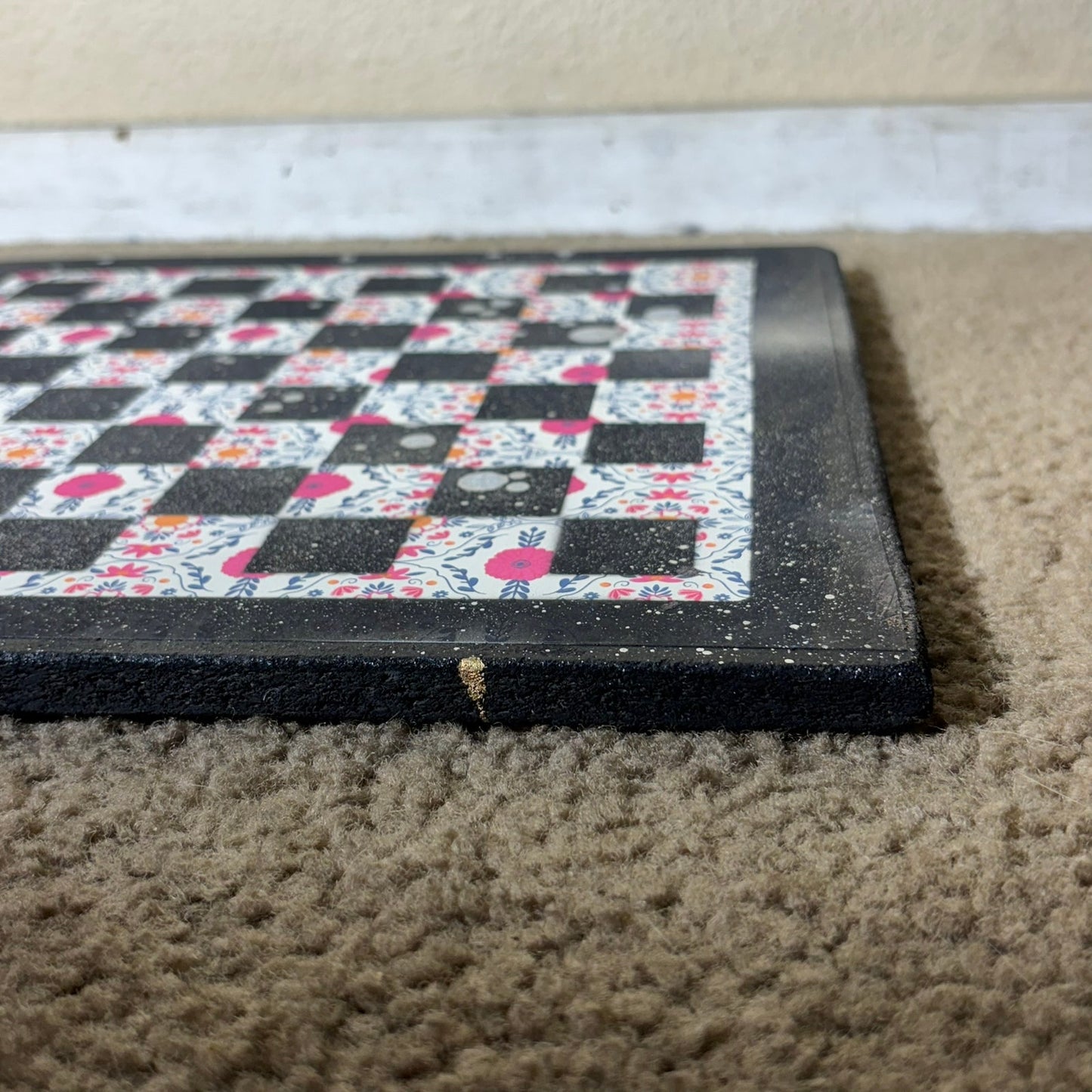 Vintage Pattern - Scrapbook Chess Board