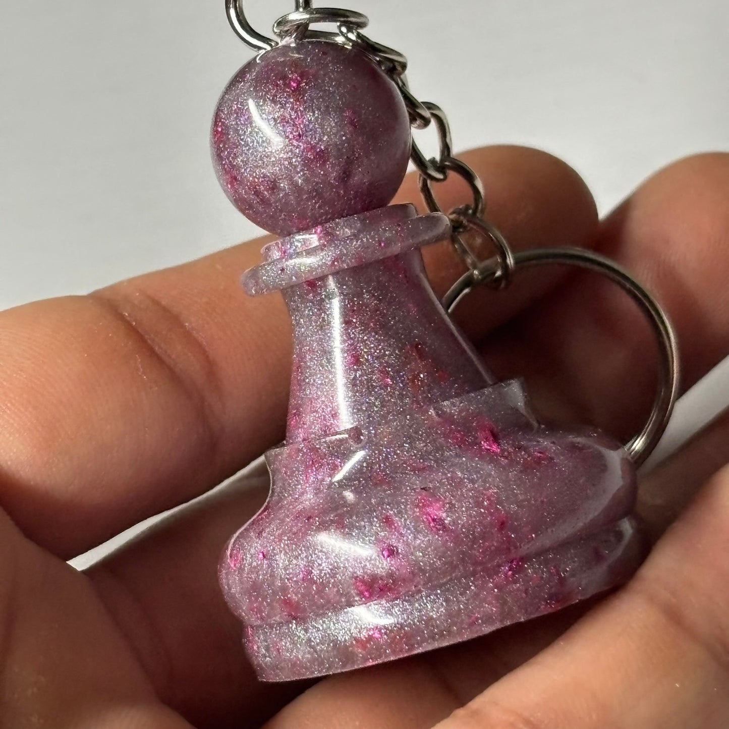 Purple Supreme Pawn - Handmade Resin Keychain - Large Edition