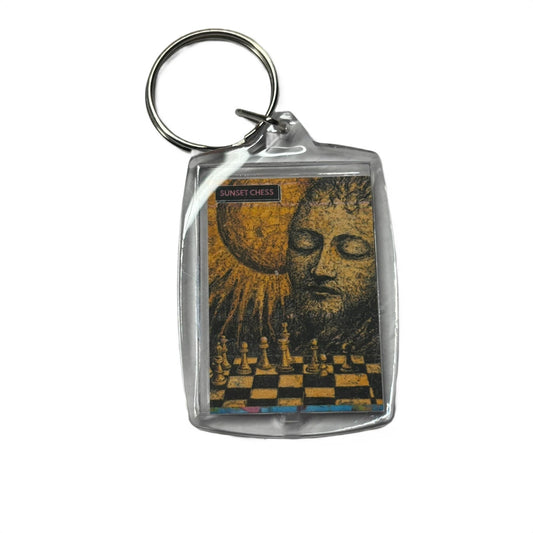 Sun Bath - Chess  Photo Keychain