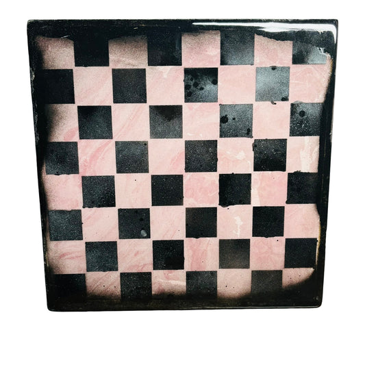 Soft Pink - Resin Coated Chess Board