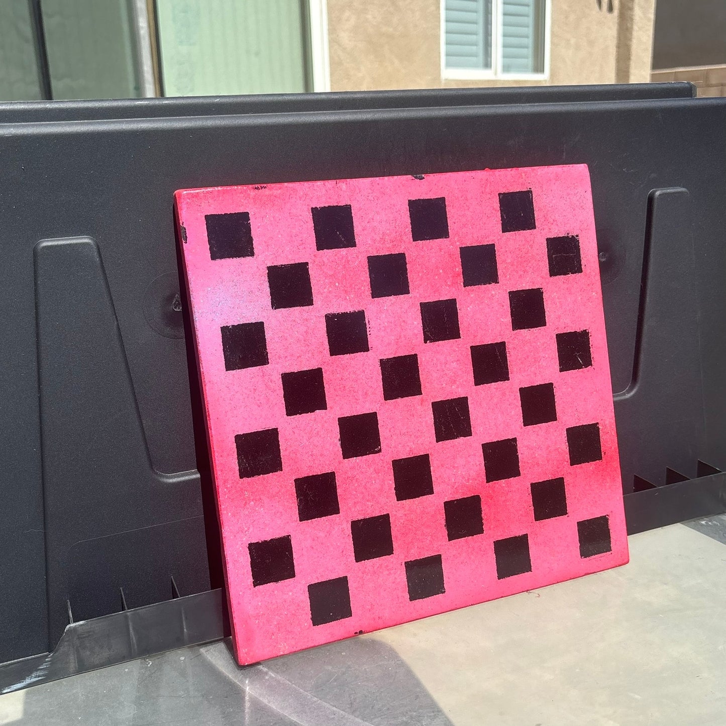 Supreme Pink - Resin Coated Chess Board
