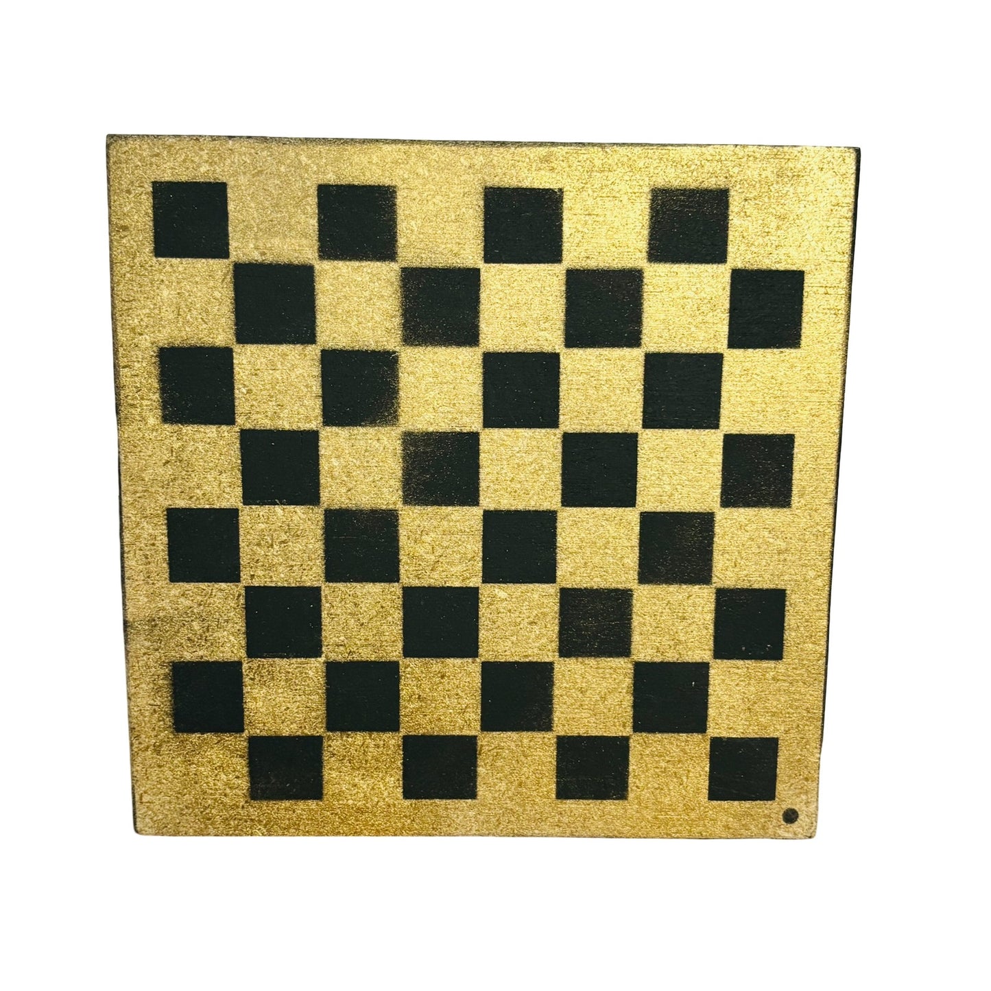 Golden Black - Painted Double Sided Chess Board