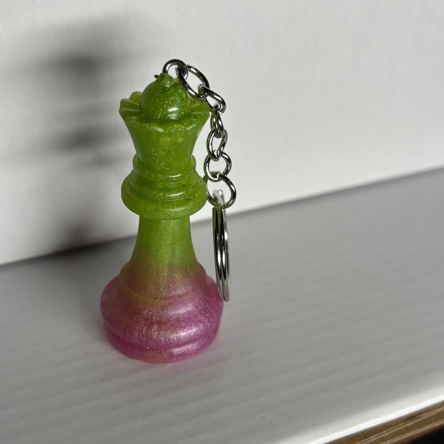 Pink Bottoms Handmade Resin Keychain - One of a Kind Design