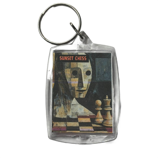 Empty Eyes - Chess  Photo Keychain