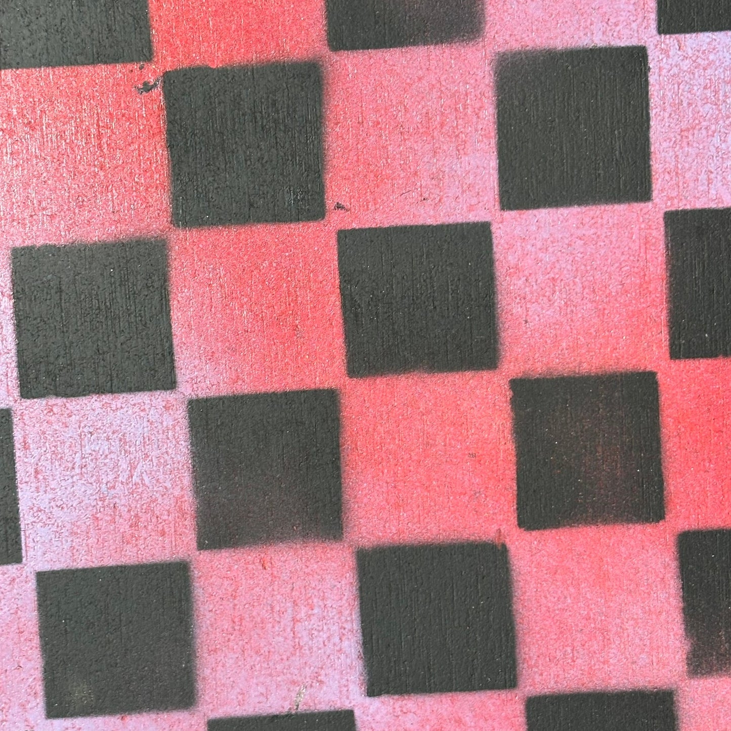 Red Blush - Painted Chess Board