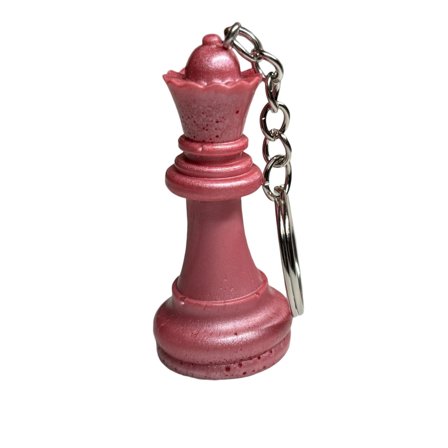Pretty Pink Queen - Handmade Resin Keychain