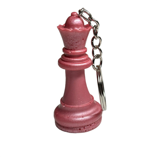 Pretty Pink Queen - Handmade Resin Keychain
