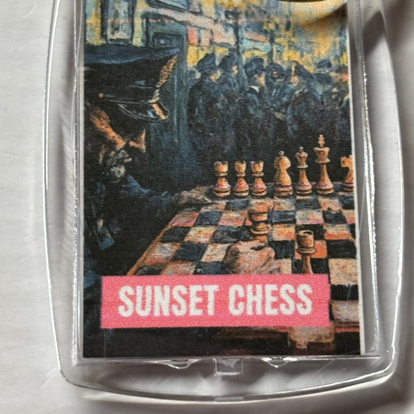 On Duty - Chess  Photo Keychain