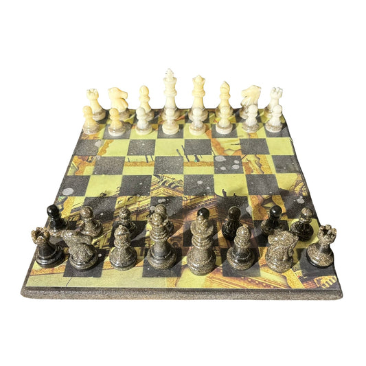 Vintage History - Scrapbook Chess Set
