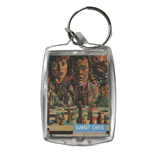 Scarred Straight - Chess  Photo Keychain