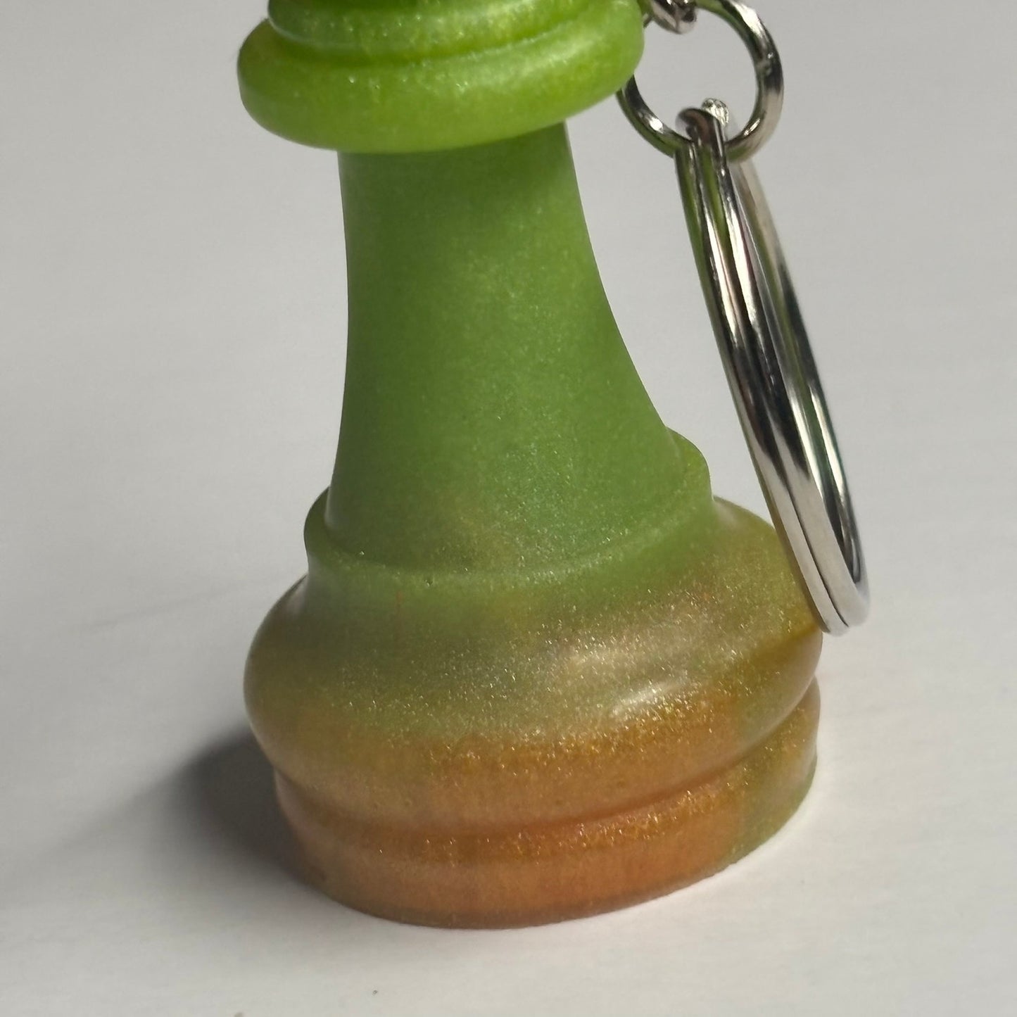 Green Orange Queen - Handmade Resin Keychain