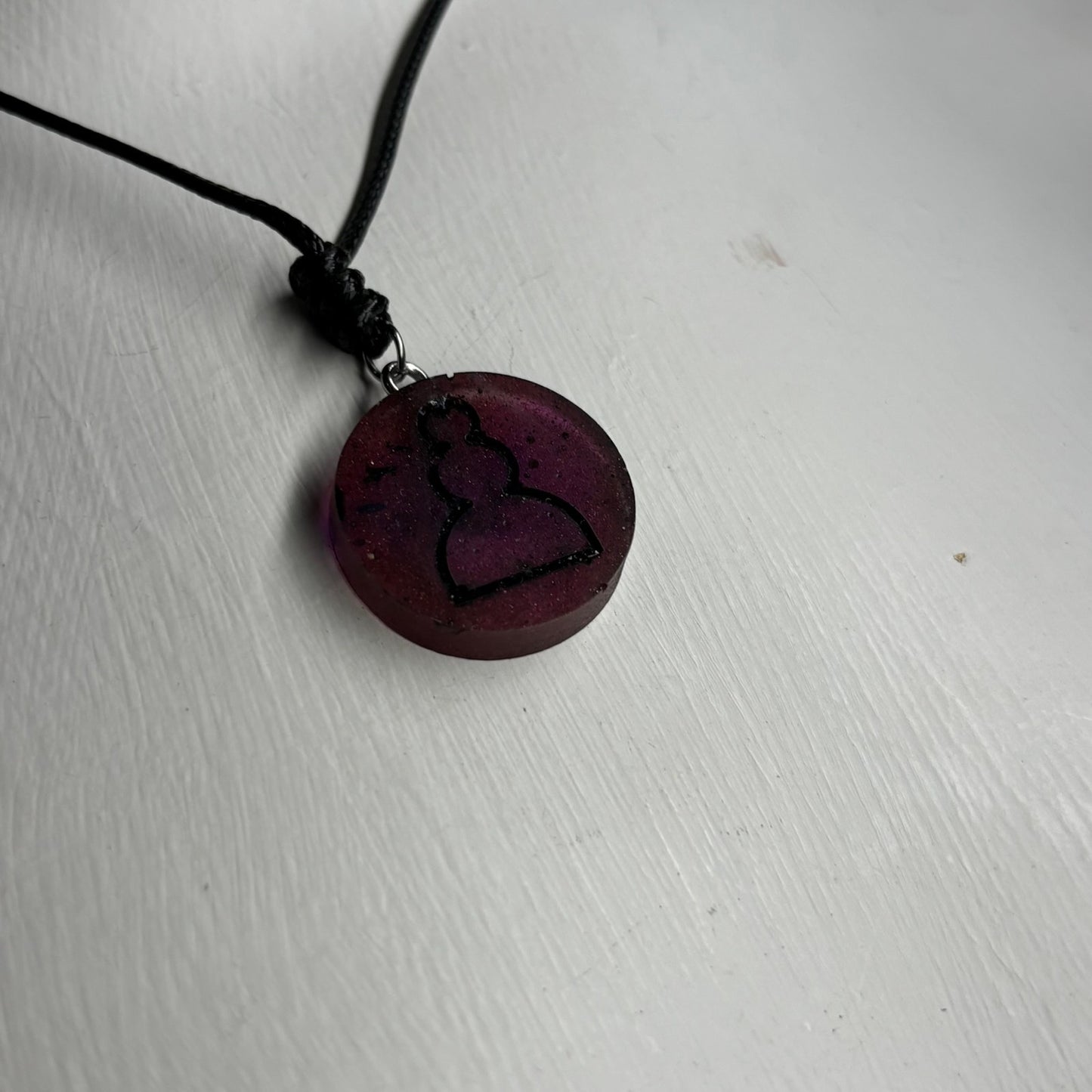 Copper Pawn - Handmade Resin Chess Necklace