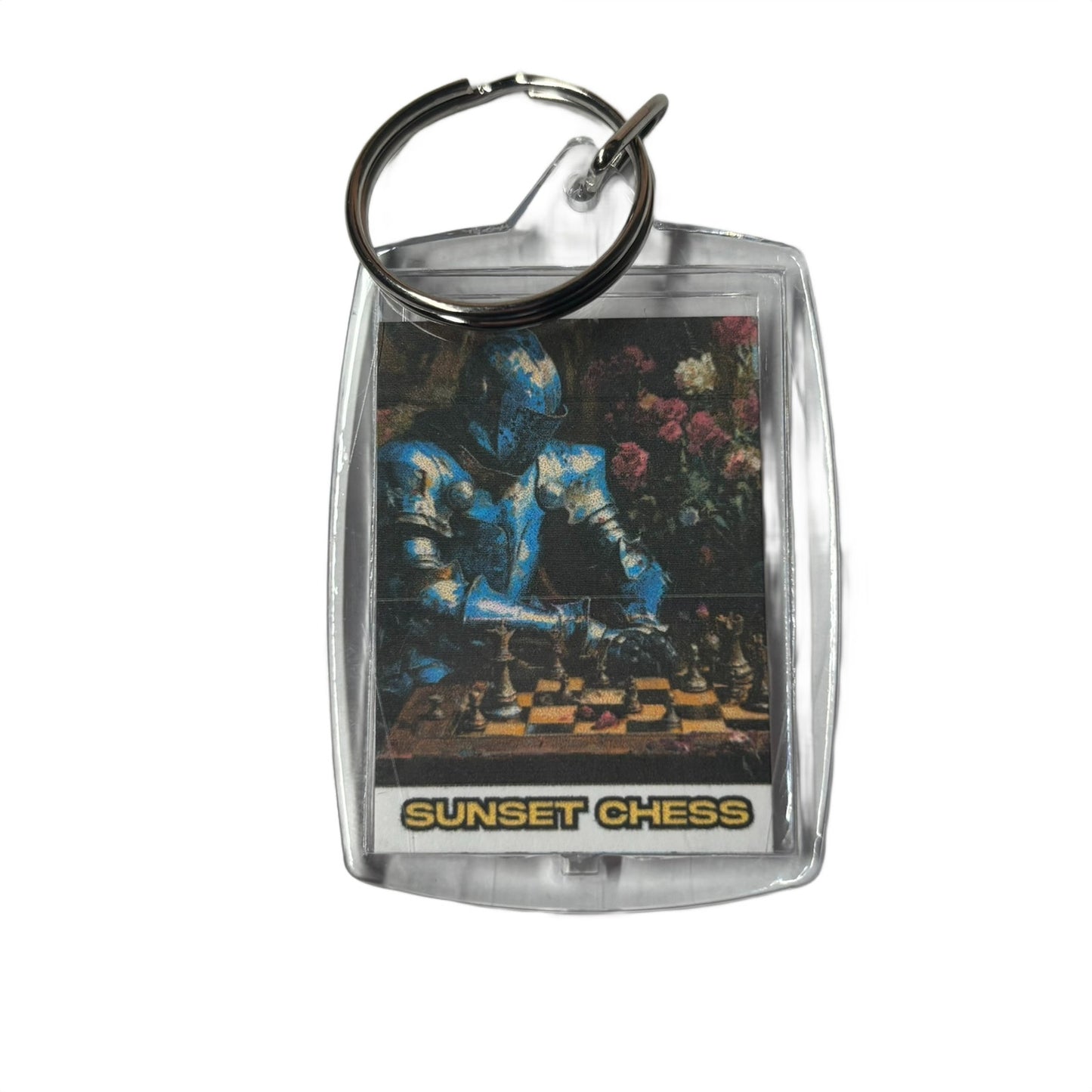Rose Knight - Chess  Photo Keychain
