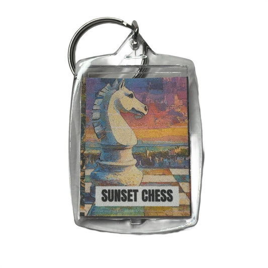 Clean Knight - Chess  Photo Keychain