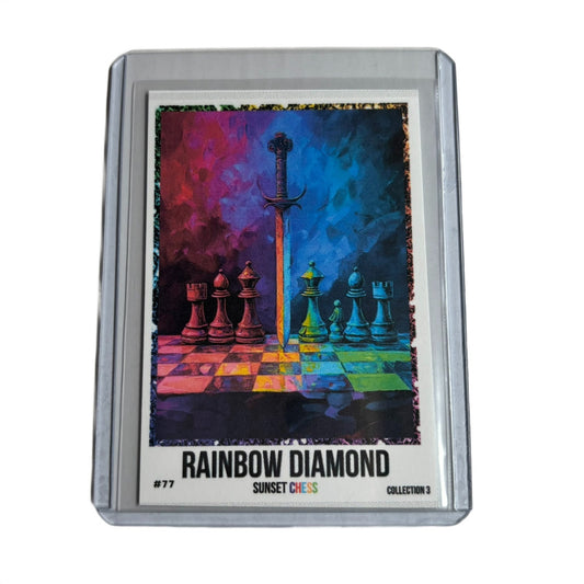 Rainbow Diamond Collection 3 Card #77 - Scrapbook Trading Card