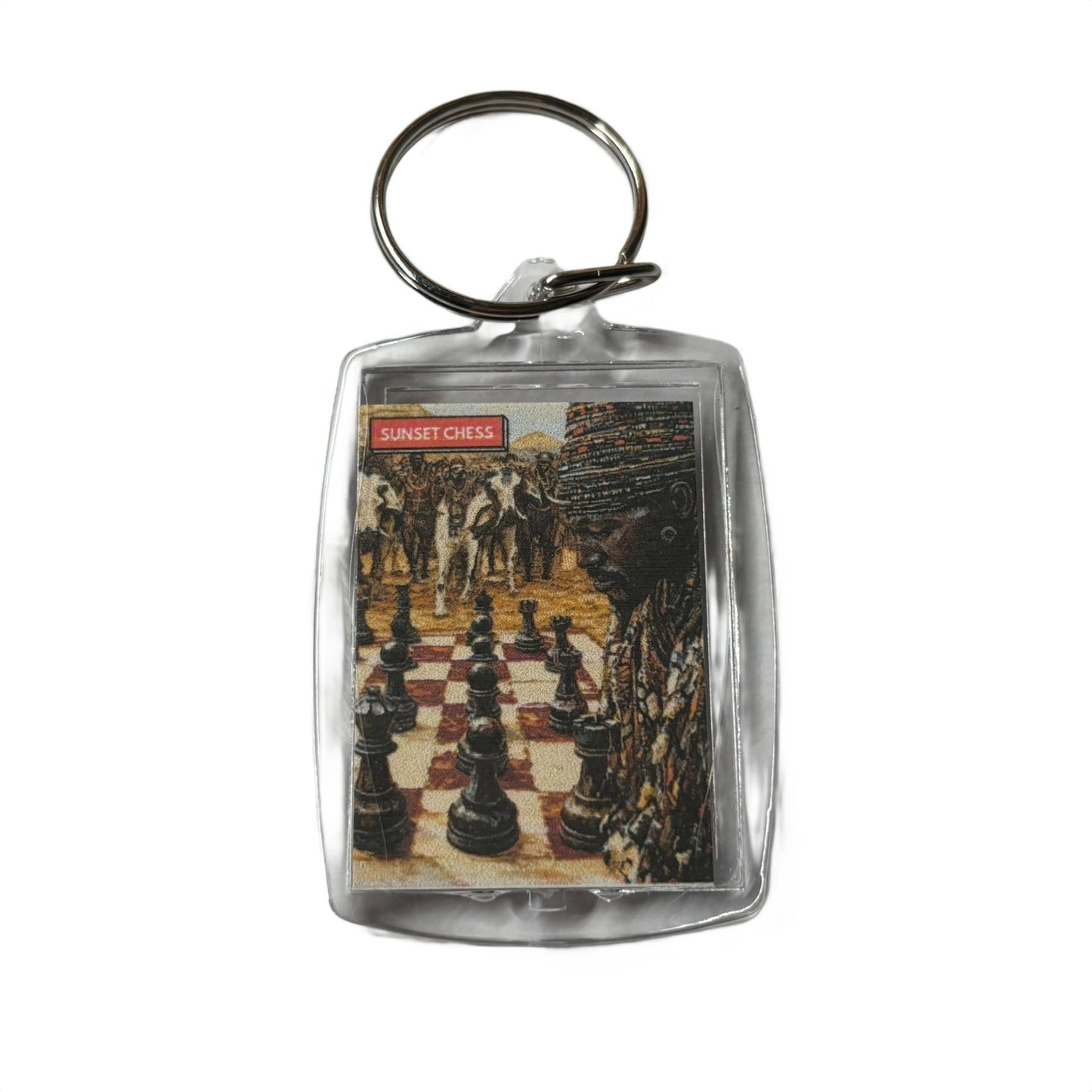 Africa - Chess  Photo Keychain