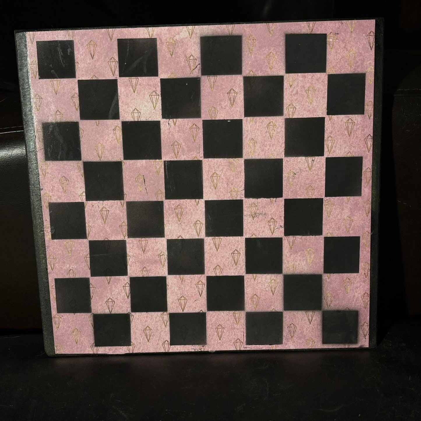 Vintage Pattern - Scrapbook Chess Board