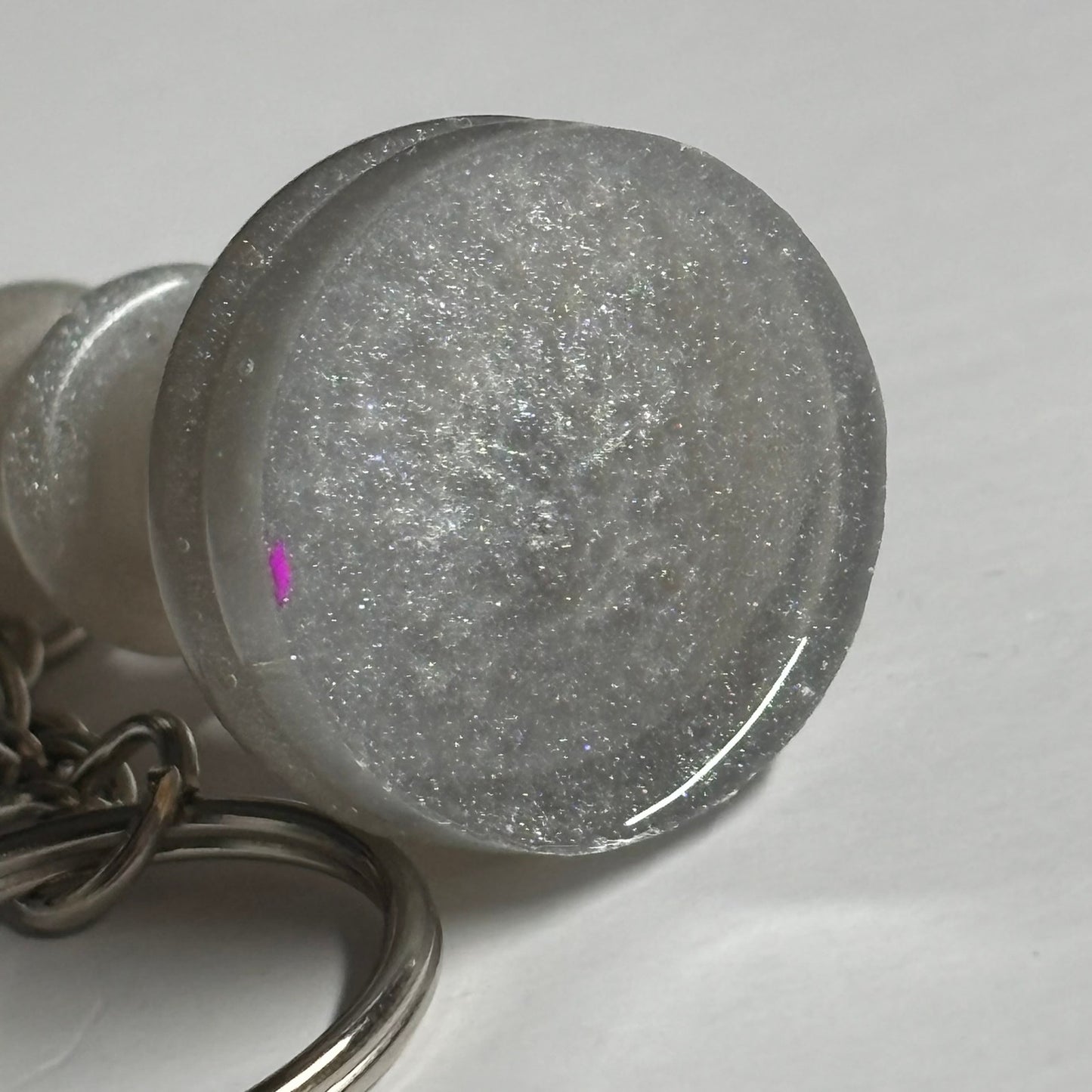 White Bishop - Handmade Resin Keychain