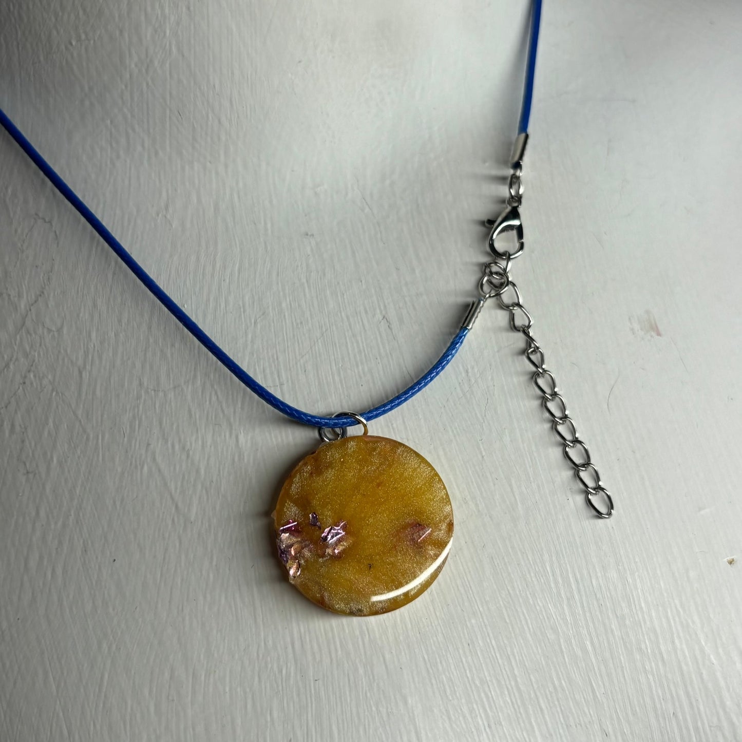 Banana Yellow Pawn - Handmade Resin Chess Necklace