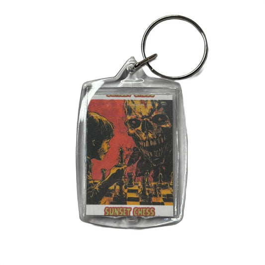 Fearful Game - Chess  Photo Keychain