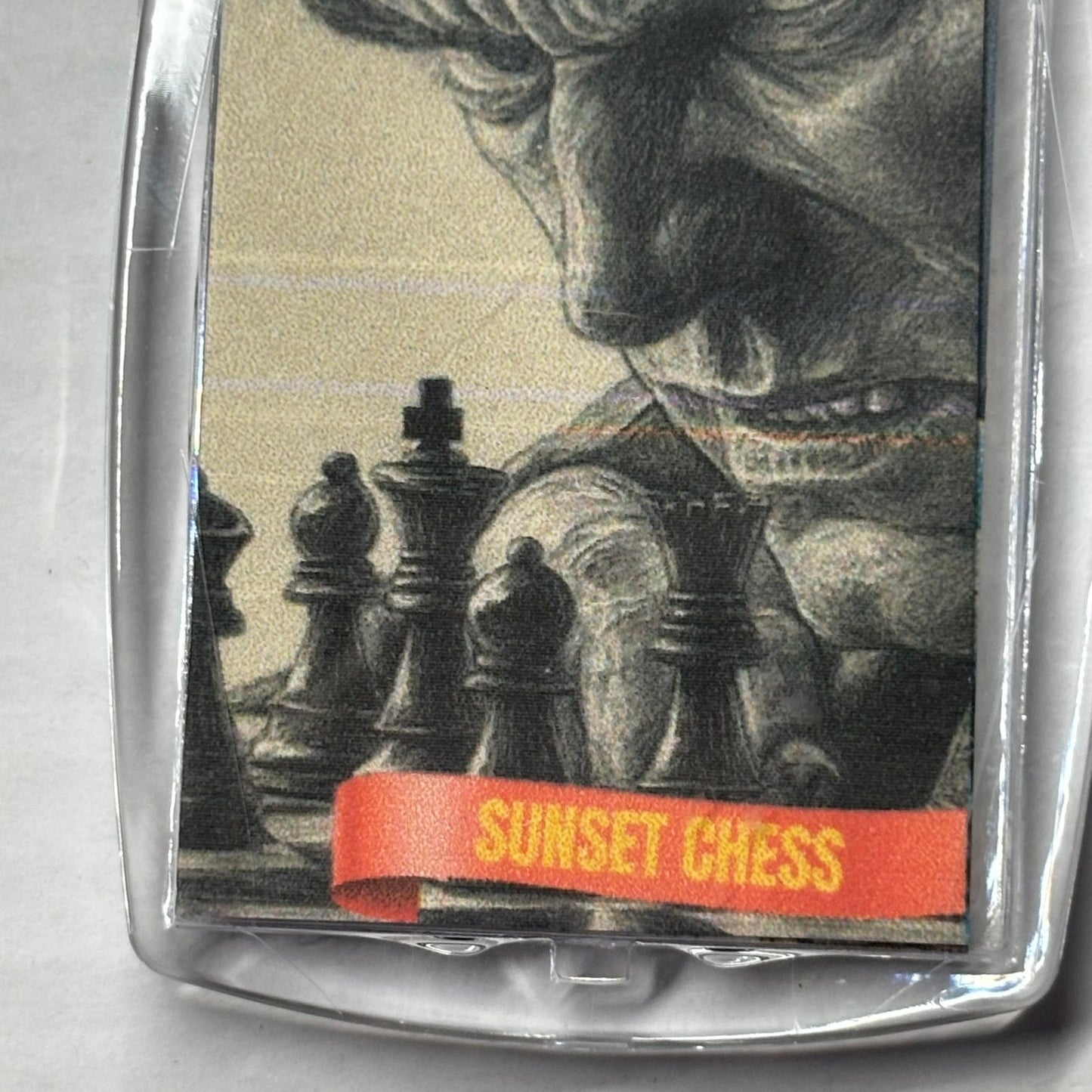 Close Call - Chess  Photo Keychain