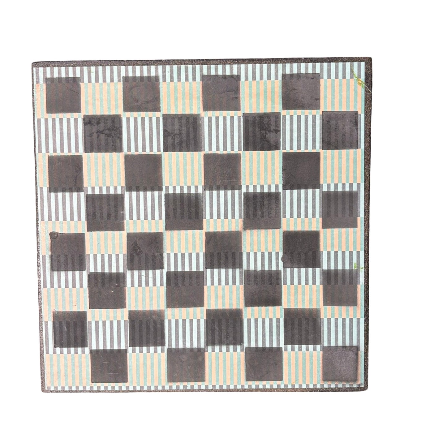 Retro Colors - Scrapbook Chess Board
