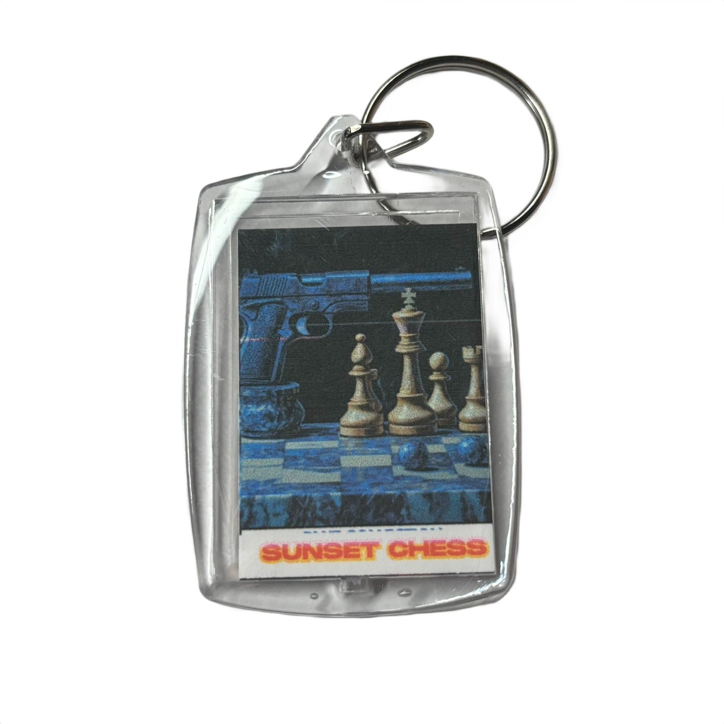 Old School - Chess  Photo Keychain