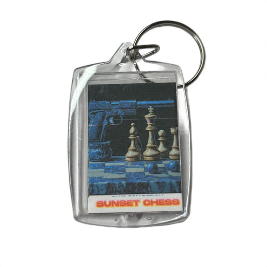 Old School - Chess  Photo Keychain