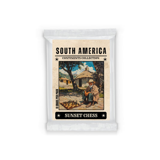 South America Edition - Sunset Chess Scrapbook Card Pack