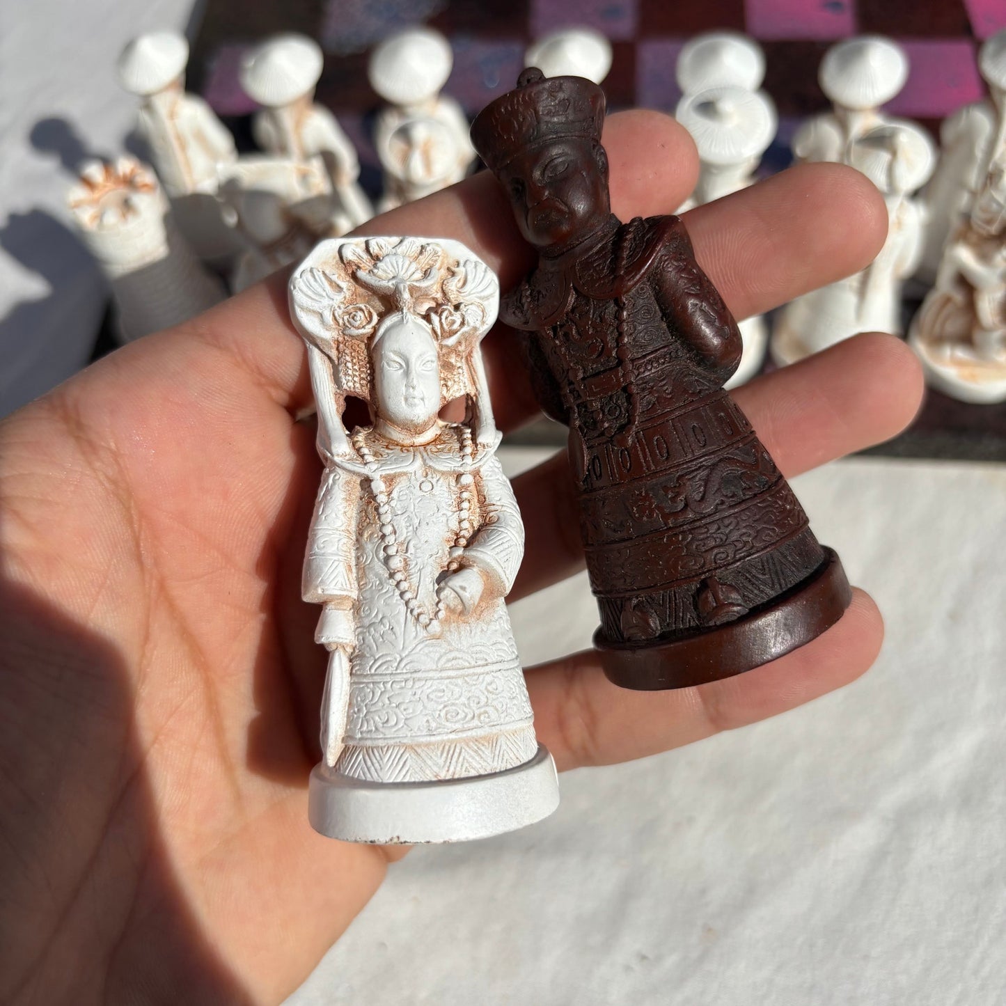 Pink Space Void - Chinese Edition Chess Set