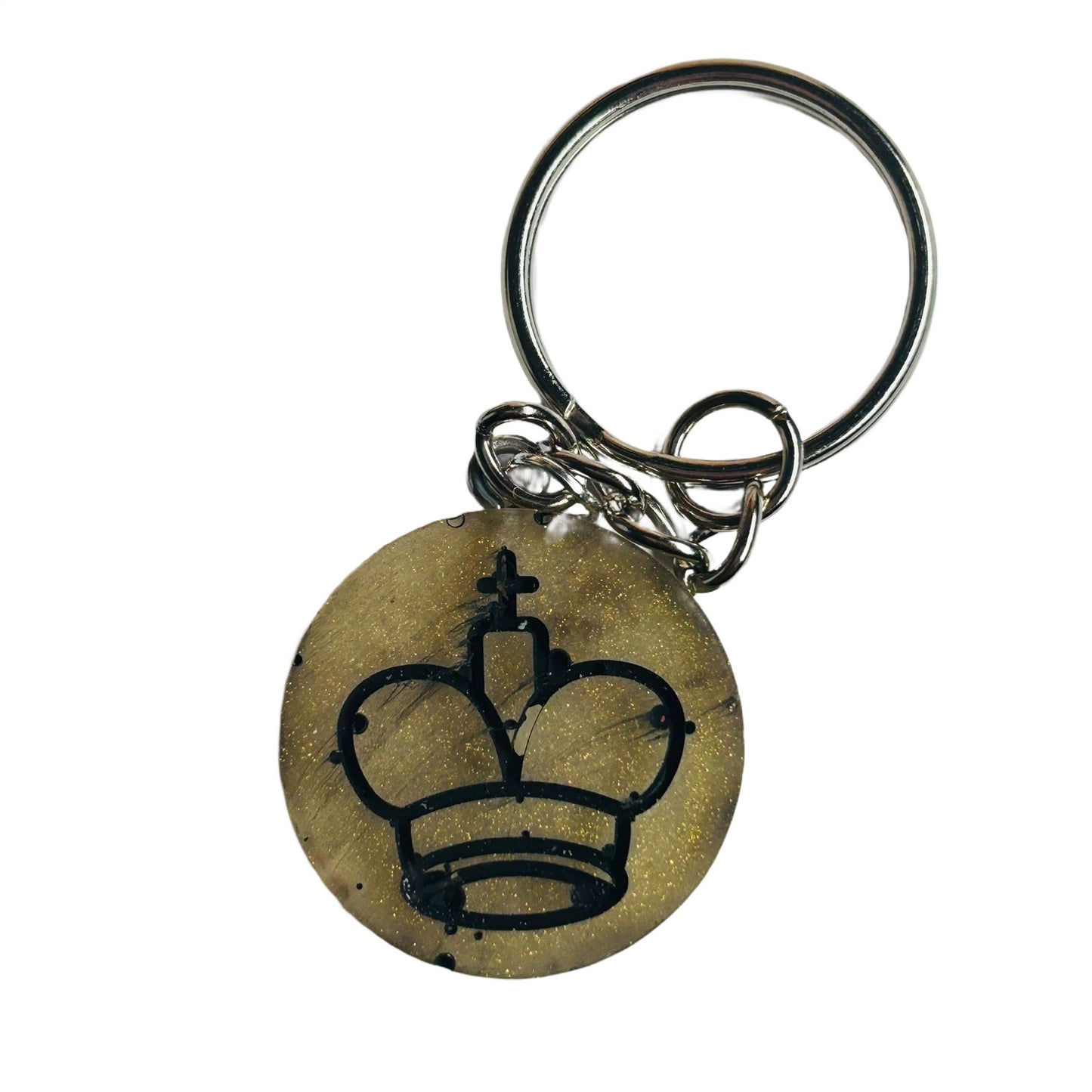 Yellow King - Handmade Resin Keychain