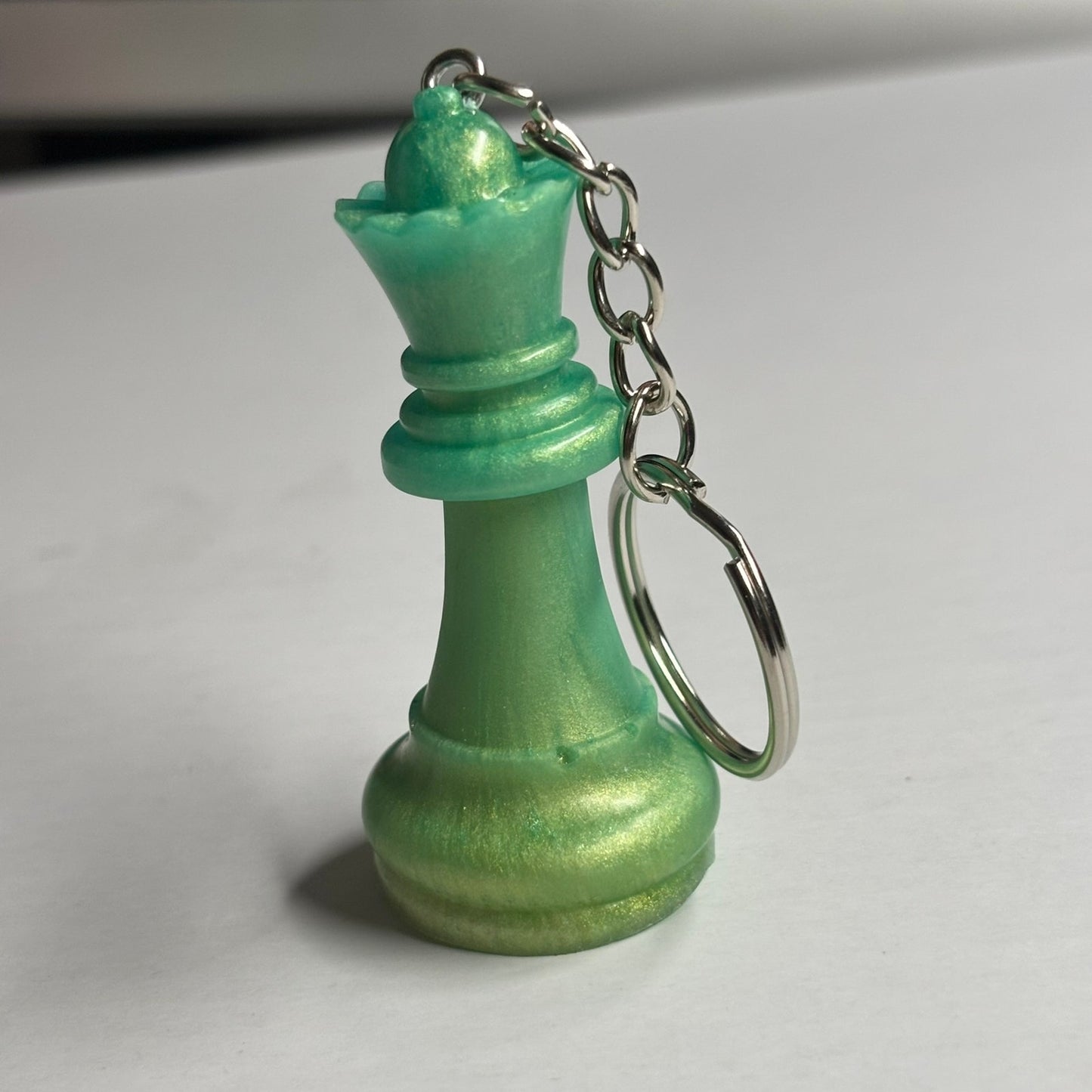 Green Queen - Handmade Resin Keychain